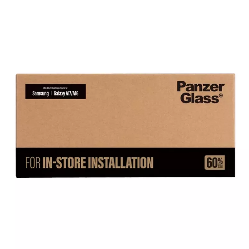 PanzerGlass Protector de pantalla para Samsung Galaxy A17 con FastFit