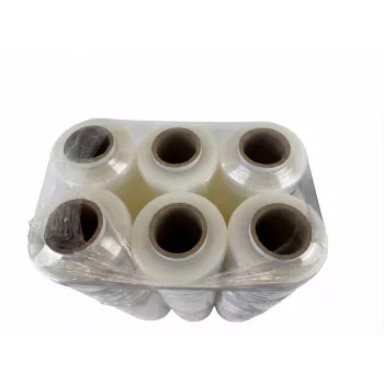 BSTECH Film estirable transparente 3kg x6 rollos