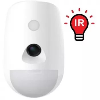 Hikvision DS-PDPC12P-EG2-WE(B) Detector de movimiento PIR inalámbrico Tri-X con cámara