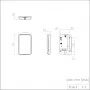 Hikvision DS-PK501LTM-HWE Teclado LCD cableado (Bus) para AX Hybrid PRO