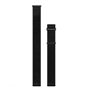 Garmin Quick Release correa de reloj de nailon 22 mm negro/gris pizarra (010-14400-08)