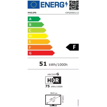 Philips 43PQS9001/12 TV inteligente LED 4K UHD de 43