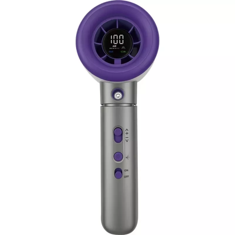 Verbatim Cool 'n' Go Aqua Breeze ventilador de mano con pulverizador de agua, morado/gris (32345)