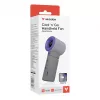 Verbatim Cool 'n' Go Aqua Breeze ventilador de mano con pulverizador de agua, morado/gris (32345)