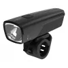 ANSMANN 1600-0524 Luz frontal LED para bicicleta, 50 lx, 2600 mAh, 2 W, negro