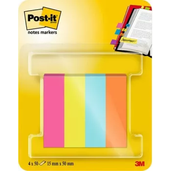 3M Post-it marcador de página 670-4-POP surtido 4x50 hojas/pack