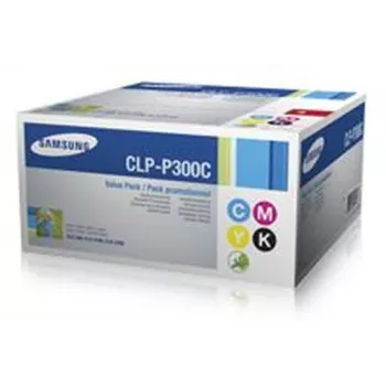 Samsung CLP-P300C/ELS cartucho de tóner multipack negro, cian, magenta, amarillo