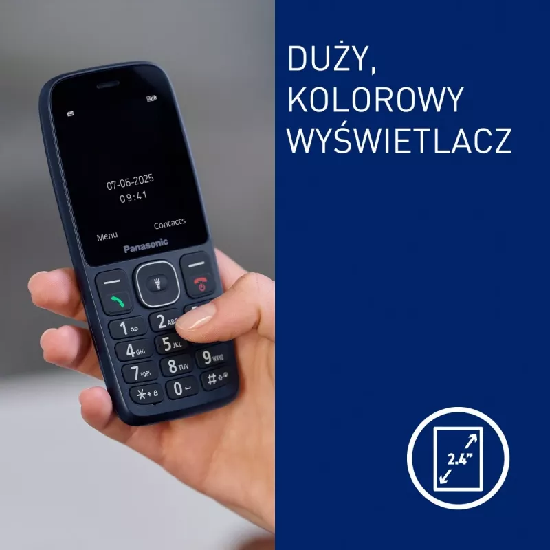 Panasonic KX-TF400EXC teléfono móvil, azul