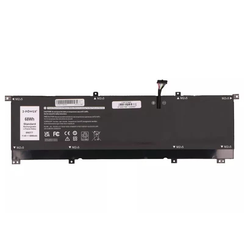 Batería principal 2-Power para Dell XPS 15 9575 2 en 1 - 68 Wh