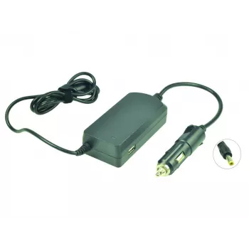 Fuente de alimentación y convertidor de tensión 2-POWER CCC0735G, 45 W, para coche, negro