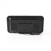 Nedis CLAR004BK radio despertador con pantalla LED, sintonizador FM, doble alarma, proyección, AUX, negro