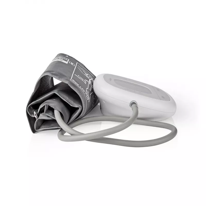 Nedis HCBL400WT Tensiómetro de brazo, pantalla LCD, brazalete 22-42 cm, blanco