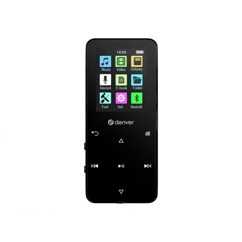 Denver MP-1830B Black reproductor MP4 con Bluetooth, pantalla de 1,8 pulgadas, 4GB, negro