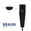 Akyga AK-PD-02 fuente de alimentación para maquinilla de afeitar y recortadora Braun, 5,9 V, 600 mA, 3,5 W, 1,5 m