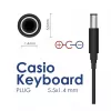 Akyga AK-PD-32 Fuente de alimentación para teclados Casio, 9 V, 1 A, 9 W, 5,5 x 1,4 mm, 1,5 m