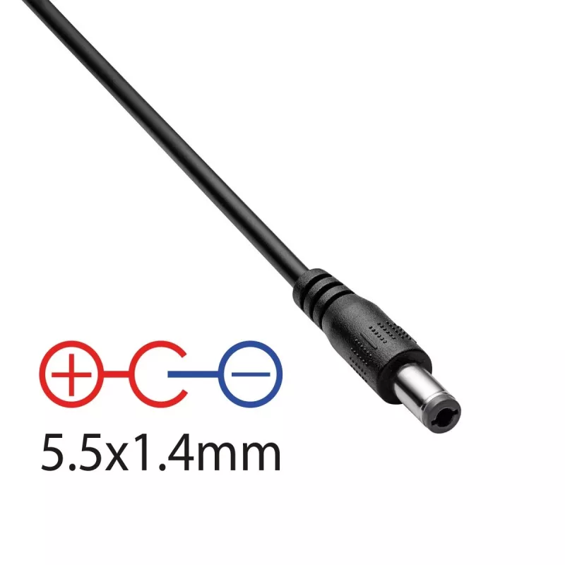 Akyga AK-PD-32 Fuente de alimentación para teclados Casio, 9 V, 1 A, 9 W, 5,5 x 1,4 mm, 1,5 m