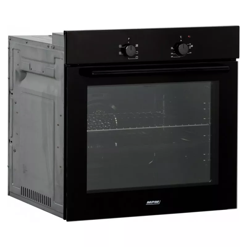 MPM MPM-63-BO-12T Horno eléctrico empotrable 65L Negro/Acero inoxidable