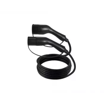 DEFENZO Lineo AC22 cable de carga para VE Type 2 de 7m 22kW 32A trifásico negro