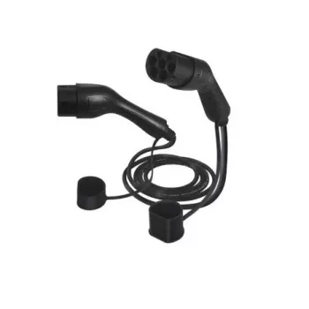 DEFENZO Lineo AC22 cable de carga para VE Type 2 de 7m 22kW 32A trifásico negro