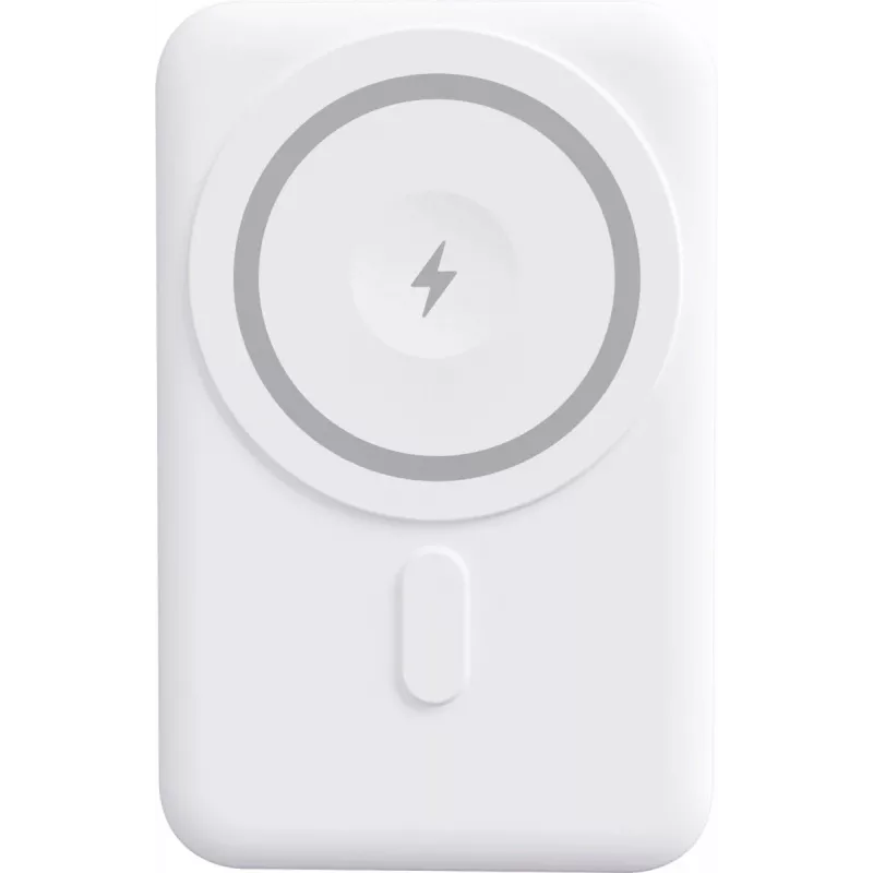 Batería externa YENKEE Power Bank 501 WH SILIC 5000mAh MagSafe PD 20W blanca