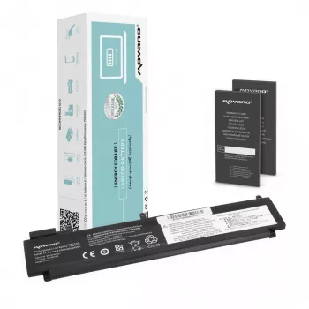 Batería MITSU para Lenovo ThinkPad T460s T470s - Trasera - 2100 mAh (24 Wh)