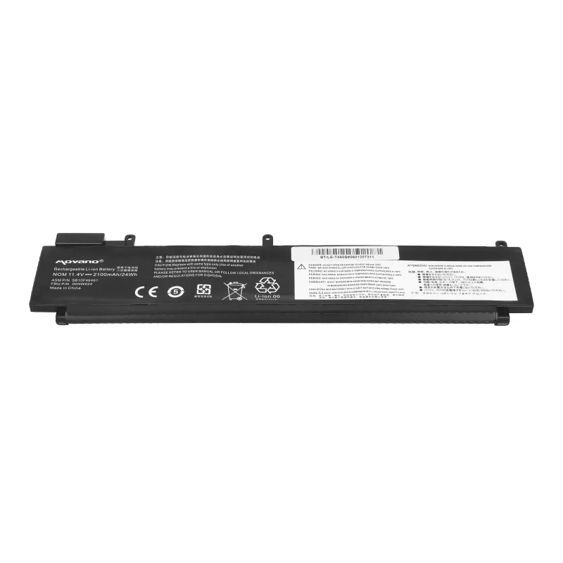 Batería MITSU para Lenovo ThinkPad T460s T470s - Trasera - 2100 mAh (24 Wh)