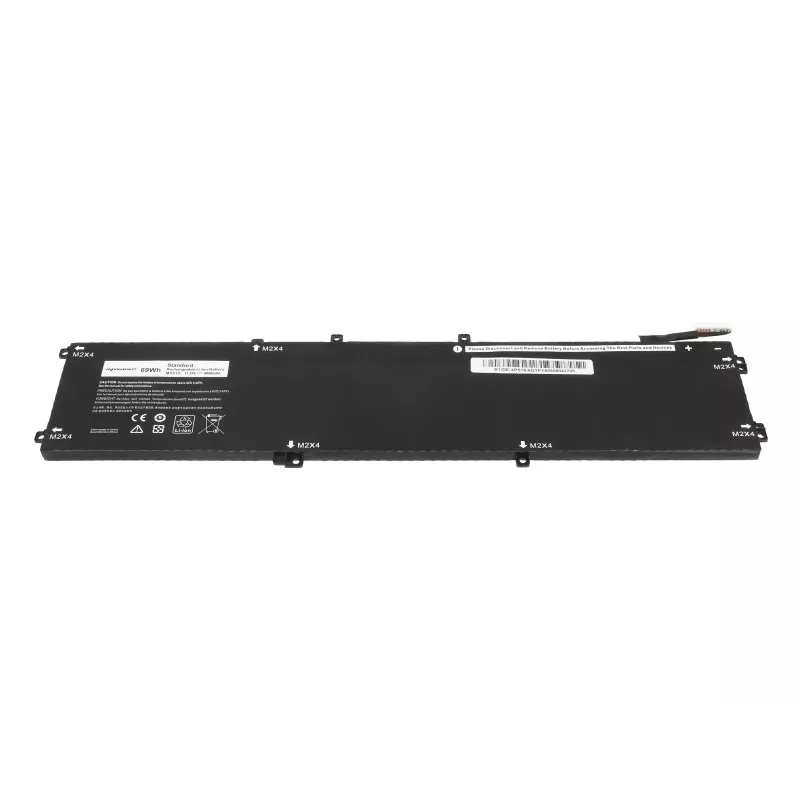 Batería MITSU 6GTPY para Dell XPS 15 9550 - 6000 mAh (69 Wh)