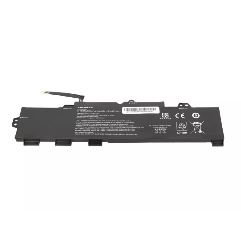 Batería MITSU TT03XL para HP EliteBook 755 850 G5 850 G6 - 4400 mAh (49 Wh)