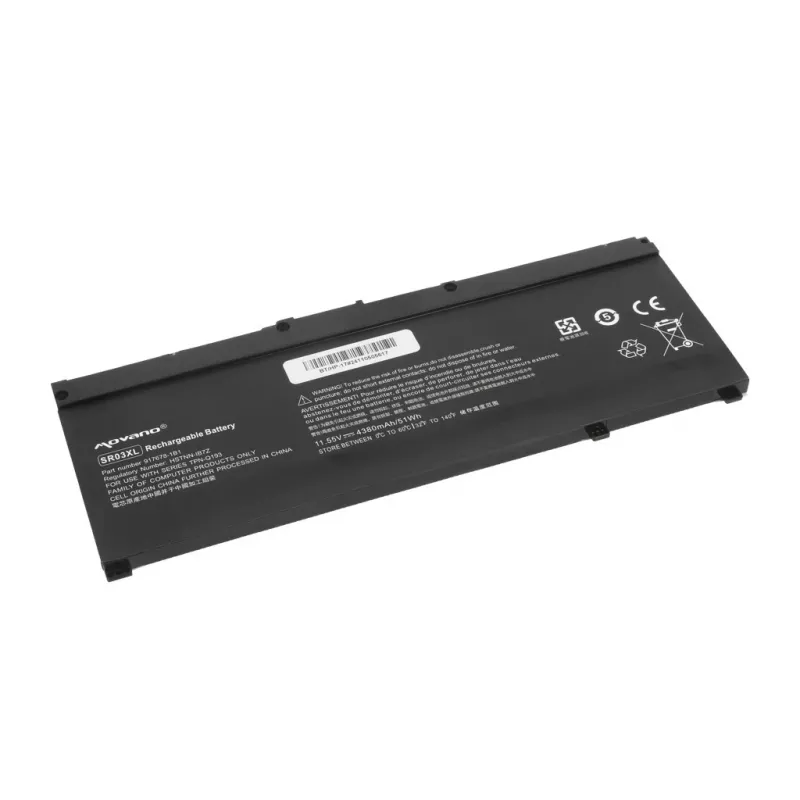 Batería MITSU SR03XL para HP Gaming 15 17 Omen 15-DC - 4380 mAh (51 Wh)