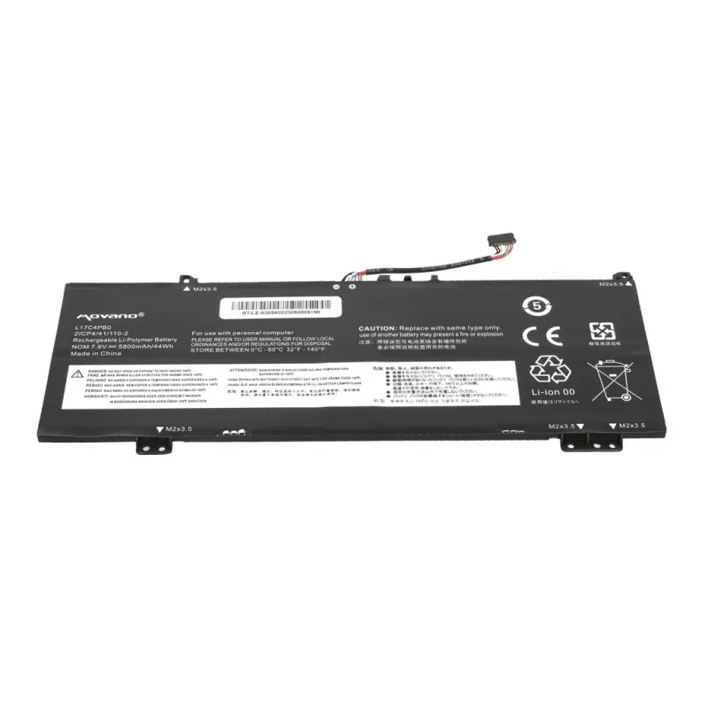 Batería MITSU L17C4PB0 L17M4PB0 para Lenovo Yoga 530-14IKB - 5800 mAh (44 Wh)