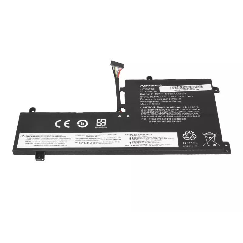 Batería MITSU L17C3PG2 para Lenovo Legion Y530 Y730 Y7000 - 4750 mAh (55 Wh)