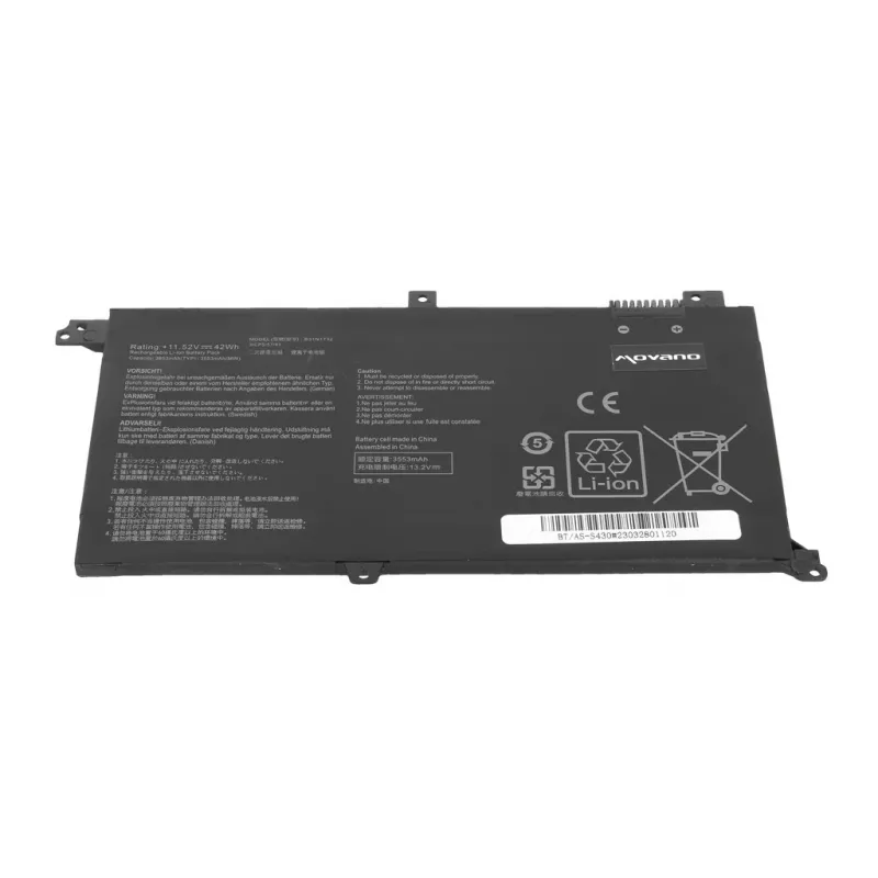Batería MITSU B31N1732 para Asus Vivobook S430 X430U K430 - 3600 mAh (41 Wh)