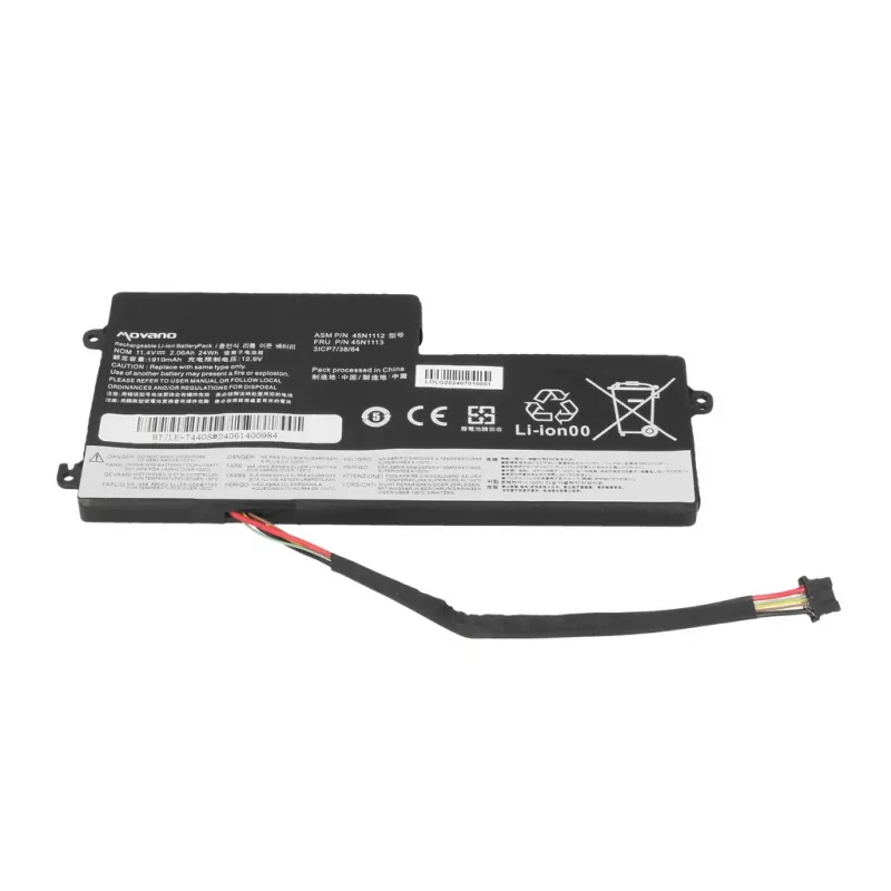 Batería MITSU 45N1108 para Lenovo ThinkPad T440 T440S X240 - 2060 mAh (24 Wh)