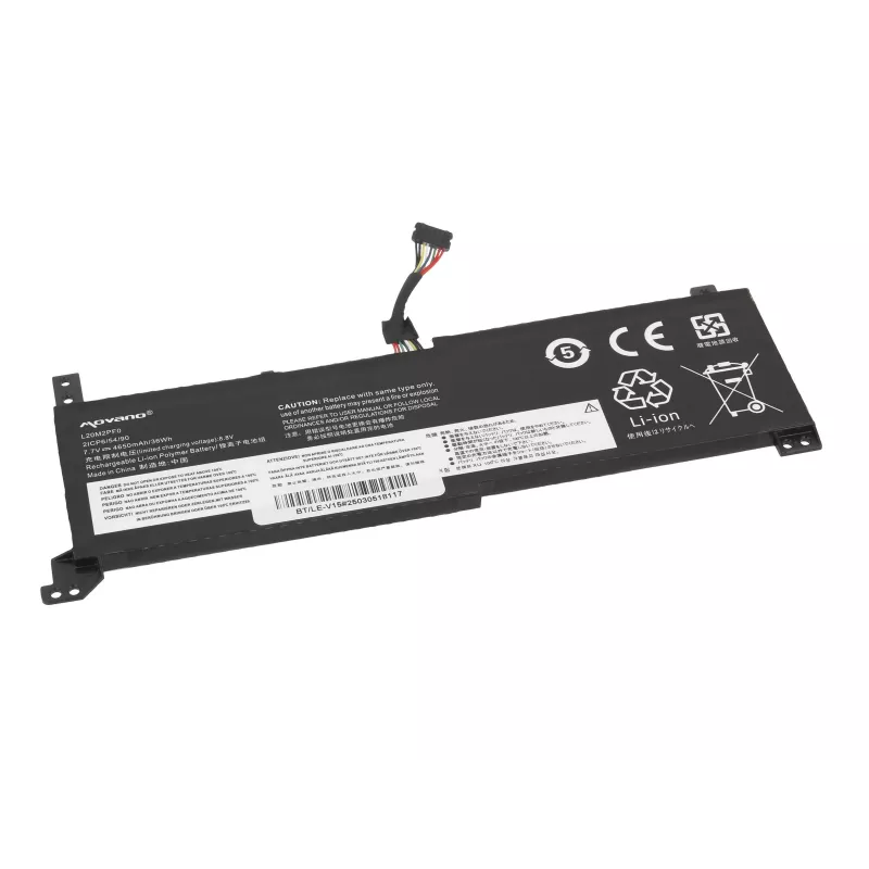Batería MOVANO L20M2PF0 L20C2PF0 L20L2PF0 para Lenovo V14 V15 V17 G2-ALC G2-ITL - 4650 mAh (36 Wh)