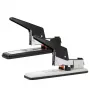 DELI E0392 grapadora Heavy Duty, capacidad 60 hojas, negro/plata