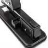 DELI E0392 grapadora Heavy Duty, capacidad 60 hojas, negro/plata