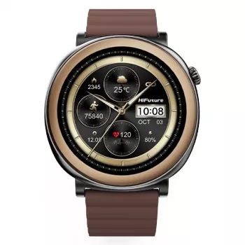 HIFUTURE smartwatch Aurora AMOLED AI marrón