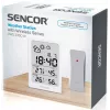 SENCOR estación multifunción SWS 2300 W - estación meteorológica con reloj, despertador y sensor exterior