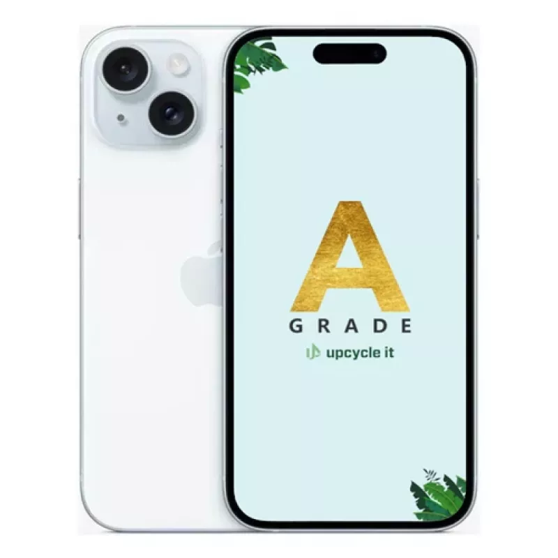 UPCYCLE IT Apple iPhone 15 128GB Negro reacondicionado grado A