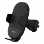 ANSMANN WiLine 15 Soporte de carga inalámbrico para coche - carga rápida Qi de 15W, sujeción automática, giro 360°, negro