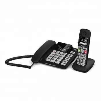 Gigaset DL780 Plus teléfono con cable con contestador automático, negro