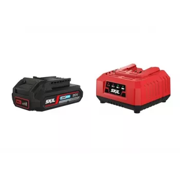 SKIL cargador 2.4A + batería 2.0Ah PWRCORE 20 3136AA