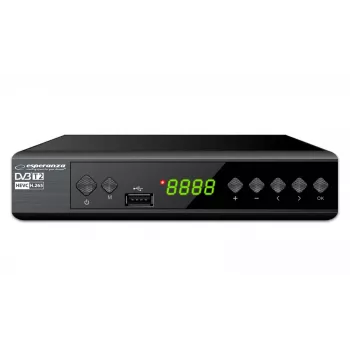 ESPERANZA sintonizador/decodificador digital DVB-T2 H.265/HEVC