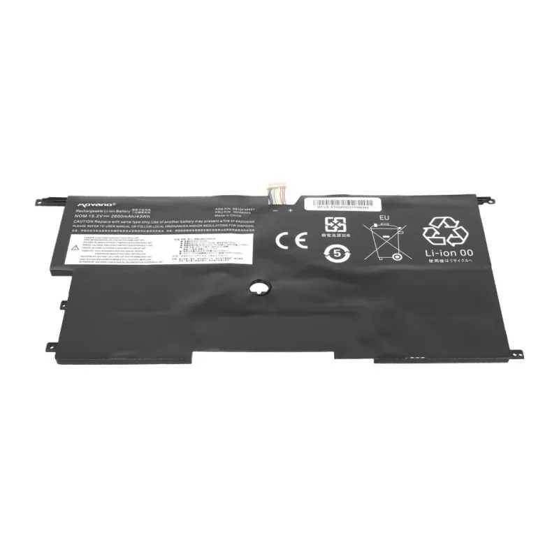Batería MOVANO para Lenovo ThinkPad X1 Carbon Gen 2/3 - 2800 mAh (43 Wh)
