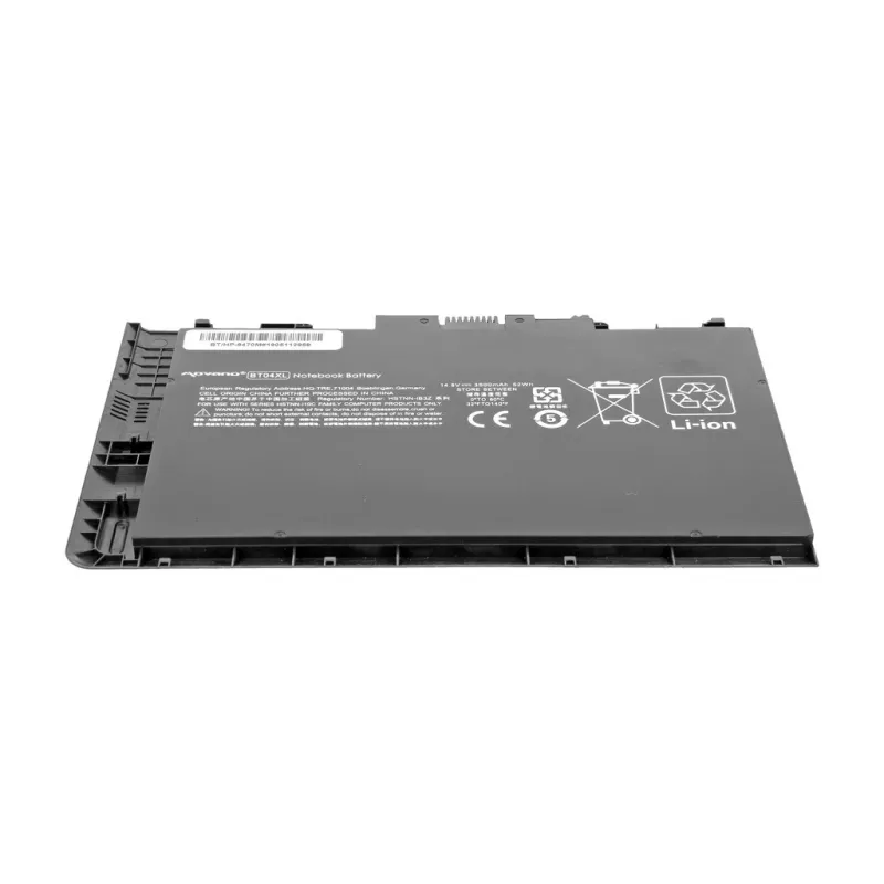 Batería MOVANO BT04XL para HP EliteBook Folio 9470m 9480m - 3500 mAh (52 Wh)
