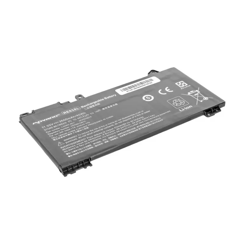 Batería MOVANO RE03XL para HP 430 440 450 G6 430 440 450 G7 - 3500 mAh (40 Wh)
