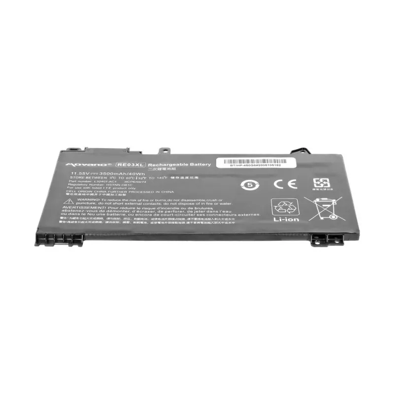 Batería MOVANO RE03XL para HP 430 440 450 G6 430 440 450 G7 - 3500 mAh (40 Wh)