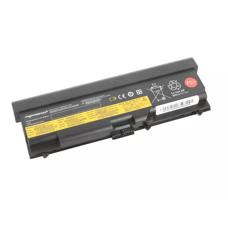 Batería MOVANO para Lenovo ThinkPad L530 T430 T530 - 6600 mAh (71 Wh)