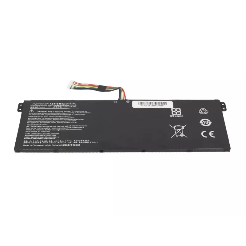 Batería MITSU AC14B13J AC14B18J para Acer Aspire ES1 V3 - 3600 mAh (41 Wh)