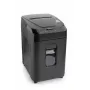 WALLNER Trituradora de papel AF160 C2 Cross-Cut, 160 hojas de alimentación automática, nivel de seguridad P-4, depósito de 26 L, negro